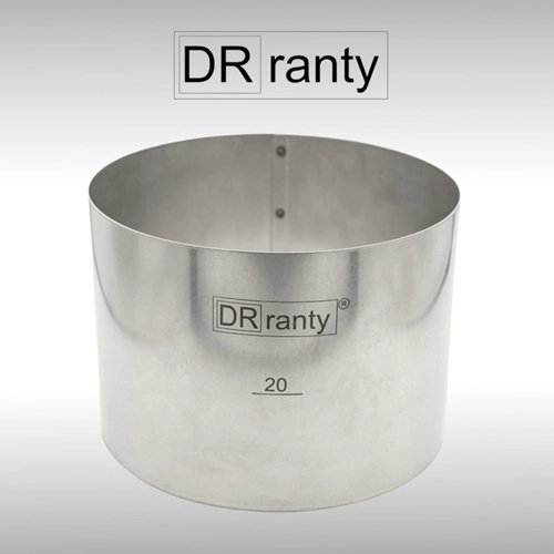 Opaska rant stały obręcz do tortu ciasta forma średnica 20cm wysokość 14cm Dorosiowe Ranty
